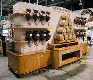 Custom retail store fixtures & wood displays