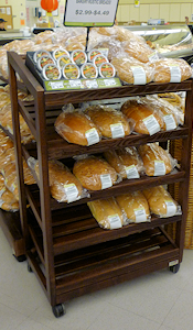 Bakery display carts - bakery store displays & fixtures