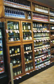 Wine display merchandisers - retail store display fixtures