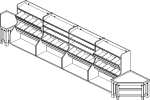 Produce walls - store display fixtures