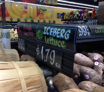 retail store display and fixture signage