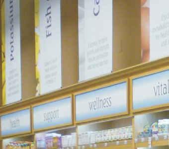 store fixture signage