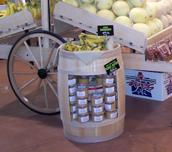 grocery gondola accents and accessories