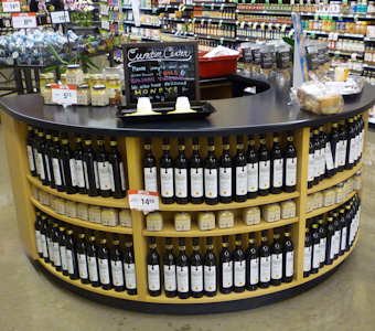 grocery displays and demonstration stations