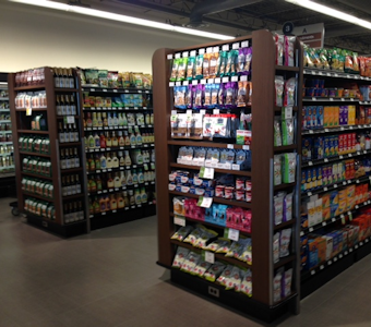 grocery end caps and walls