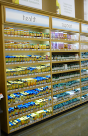 Checkout or retail service counters - commercial fixtures & retail store displays