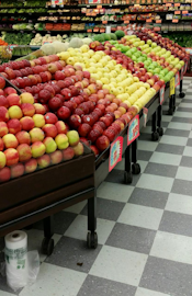 European slant tables - retail store display fixtures