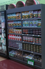 Produce walls - store display fixtures