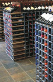 Wine display merchandisers - retail store display fixtures